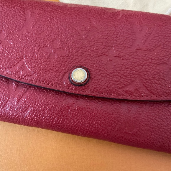 Louis Vuitton  Red Impreinte  wallet - Picture 2 of 7